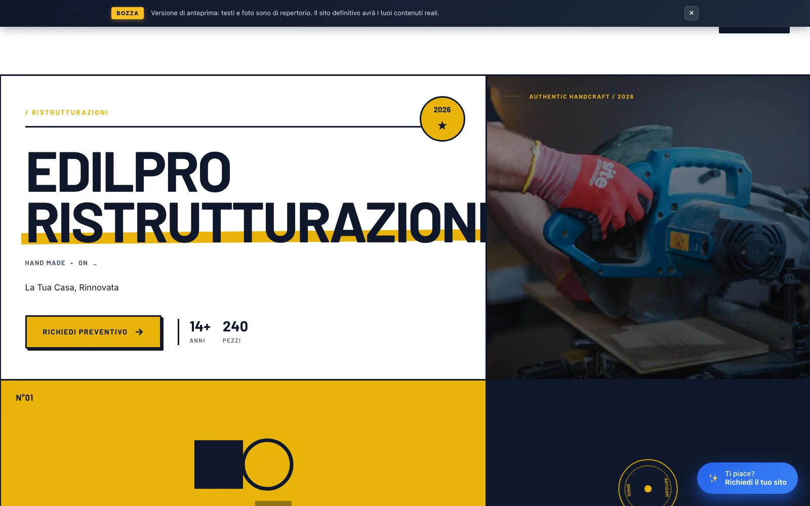 Anteprima sito Edilpro Ristrutturazioni